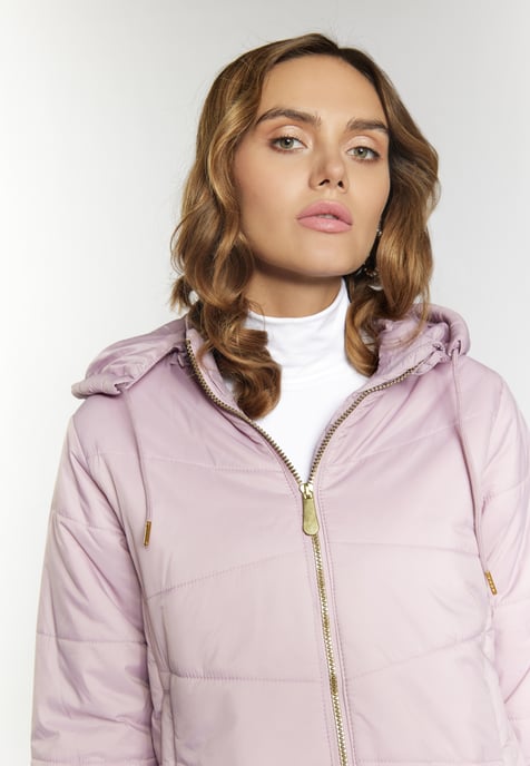 Faina licht gewatteerd jack Dames Mauve - Image 5