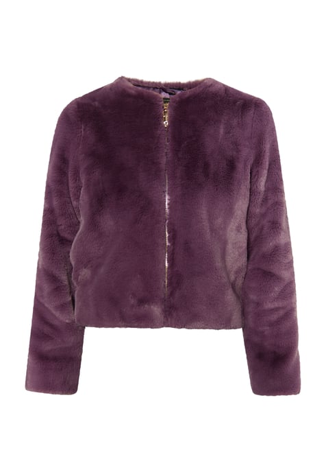 Faina Jas van imitatiebont Dames violet - Image 1