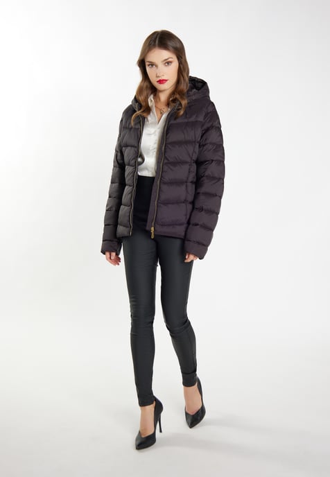 Faina gewatteerd winterjack Dames zwart - Image 2