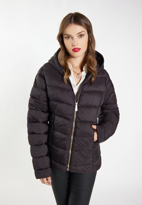 Faina gewatteerd winterjack Dames zwart - Image 3