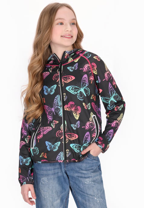 Mymo Jas meisjes zwart veelkleurig - Image 3
