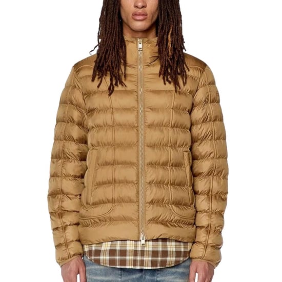 Diesel Effen capuchonjas heren (Bruin) - Image 3