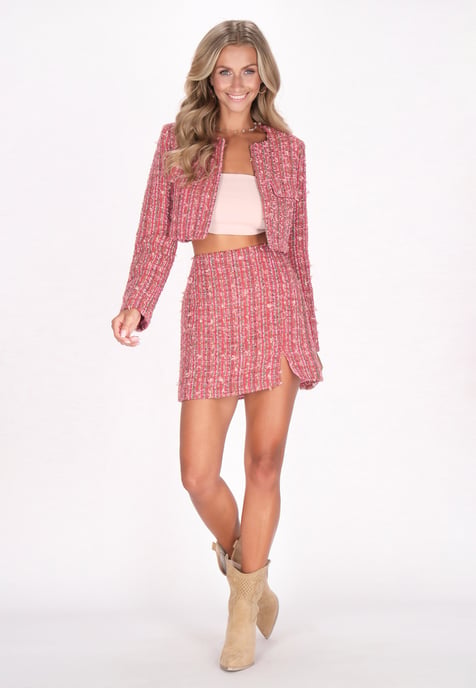 IZIA Jas vrouwen roze rood - Image 2