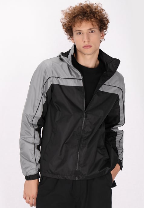 TUFFSKULL Jas Heren zwart-grijs - Image 3