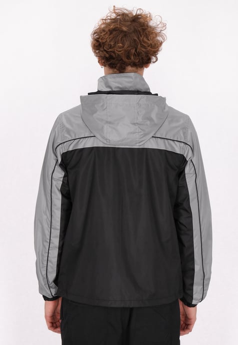 TUFFSKULL Jas Heren zwart-grijs - Image 4
