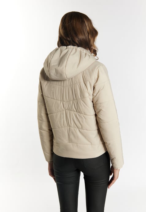 Faina licht gewatteerd jack Dames lichtbeige - Image 4