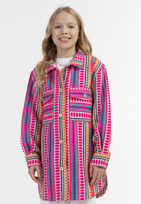 IZIA Overhemd jasje Meisje Veelkleurig roze - Image 3