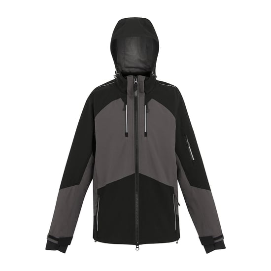 Regatta Professional Heren 4-Weg Stretch Waterdichte Softshell Jas (Slate Grey/Zwart) - Image 1