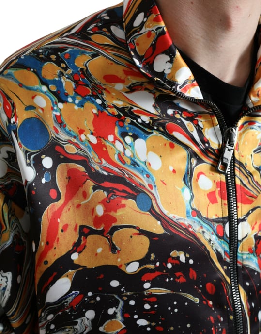 Casual Jack Marmer Print Bomberjack - Image 5