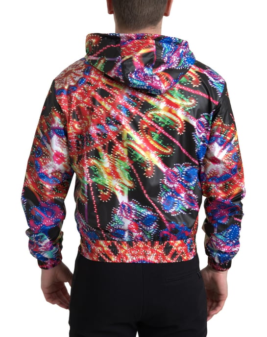 Vegas Lights Print Hoodie Jasje - Image 2