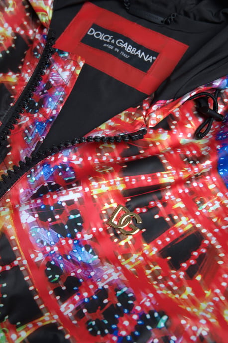 Vegas Lights Print Hoodie Jasje - Image 5