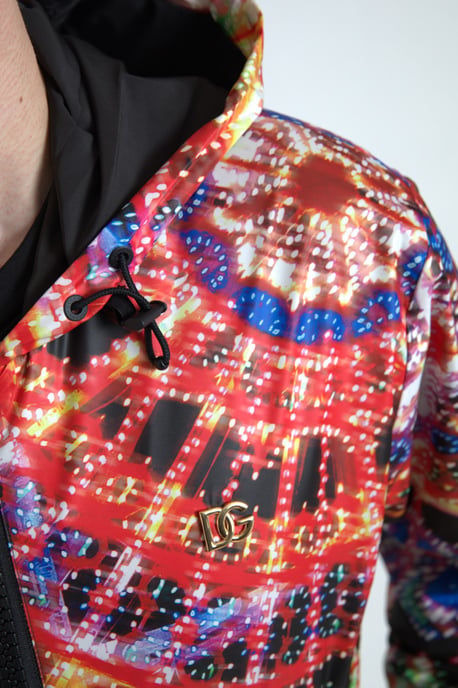 Vegas Lights Print Hoodie Jasje - Image 6