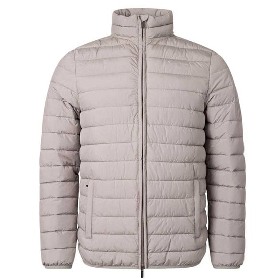 Aquascutum Heren Mock Neck Active Gewatteerd Jasje (Grijs) - Image 1