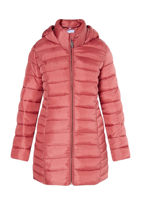 usha winterjas Dames Vintage rood - Image 1