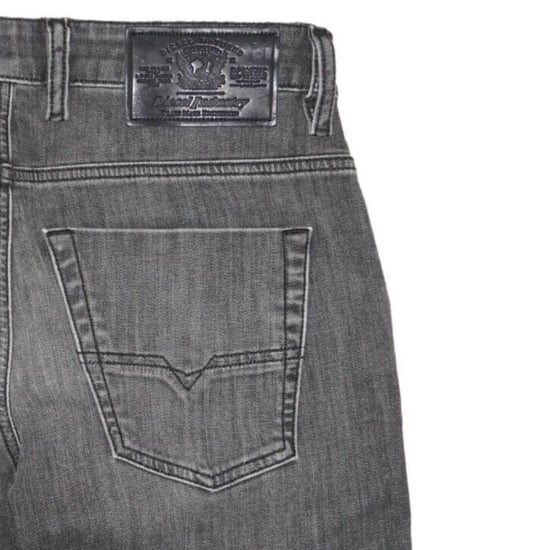 Diesel Heren Krooley Y T Getailleerde Jeans (Grijs) - Image 4