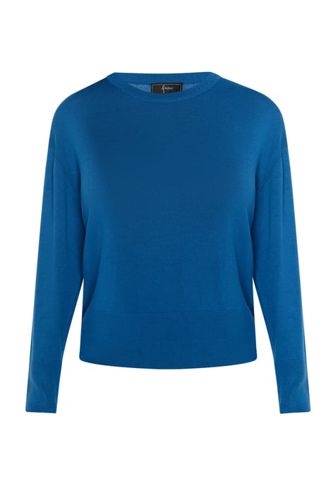 Faina Gebreide trui Dames blauw - Image 1