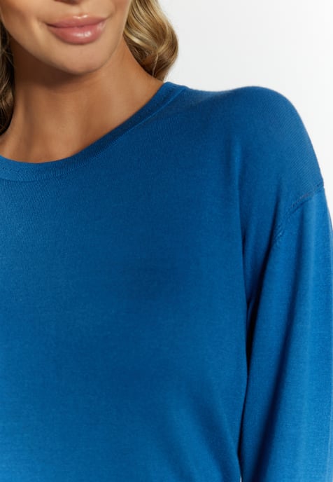 Faina Gebreide trui Dames blauw - Image 5