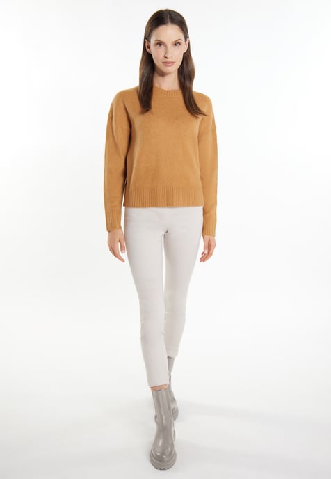 usha Knitted pullover women camel - Image 2