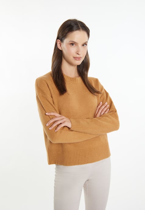 usha Knitted pullover women camel - Image 3