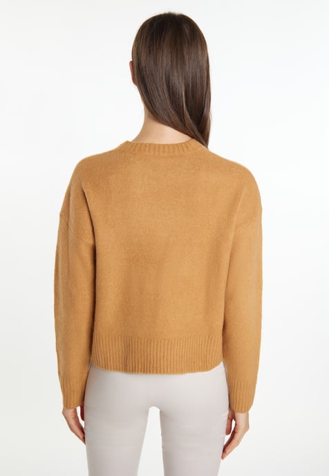 usha Knitted pullover women camel - Image 4