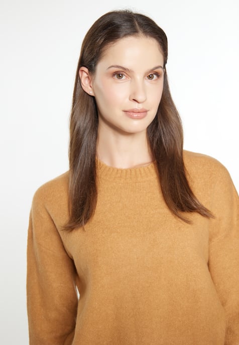usha Knitted pullover women camel - Image 5