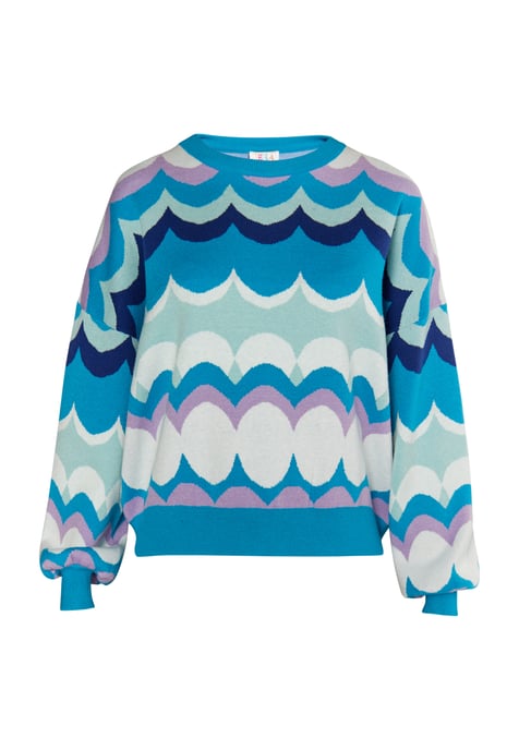 IZIA Jumper Dames Blauw Veelkleurig - Image 1