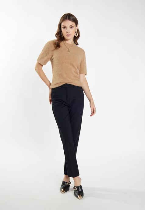 Faina Gebreide trui Dames Kameel - Image 2