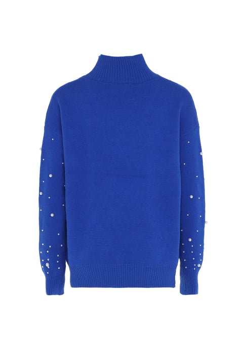 Faina trui met parels Dames KONING BLAUW - Image 2