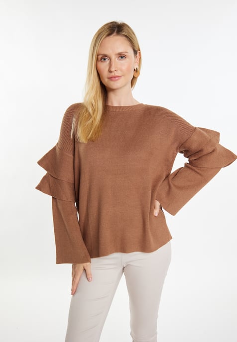 usha Pullover women camel - Image 3