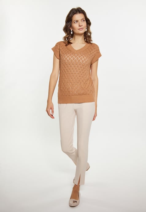 usha Pullover women camel - Image 2