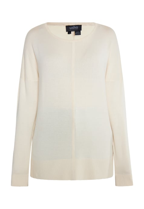 usha Knitted pullover women cream - Image 1