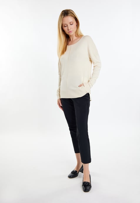 usha Knitted pullover women cream - Image 2