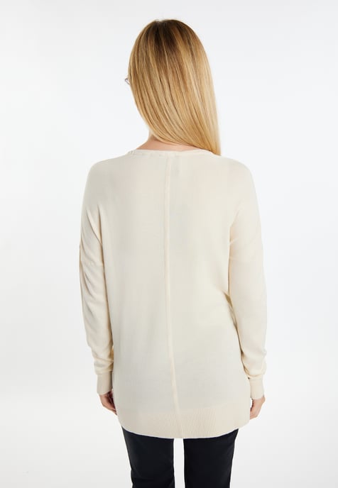 usha Knitted pullover women cream - Image 4