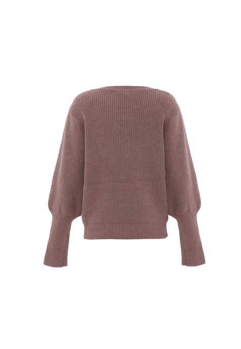 Faina Gebreide trui Dames beige - Image 2