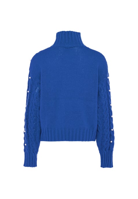 Faina trui met parels Dames KONING BLAUW - Image 2