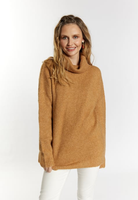 usha Knitted pullover women camel - Image 3