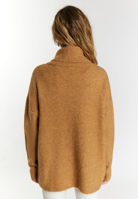 usha Knitted pullover women camel - Image 4