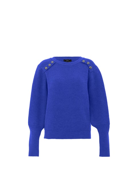 Faina Gebreide trui Dames KONING BLAUW - Image 1