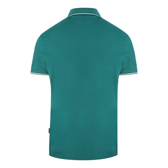 Aquascutum Unisex Adult Logo Polo Shirt (Green) - Image 2