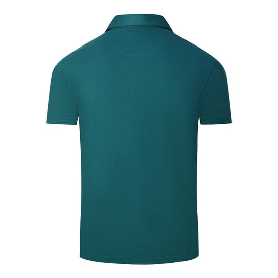 Aquascutum Volwassen Unisex Aldis London Logo Poloshirt (Groen) - Image 2