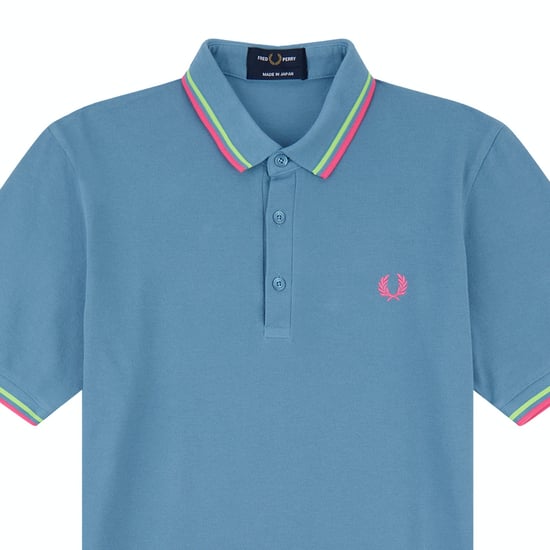 Fred Perry Heren Piqué Polo Shirt (Blauw) - Image 3