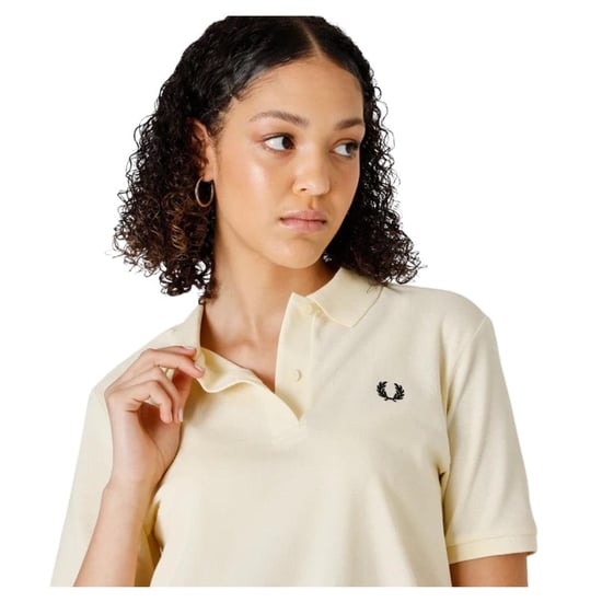 Fred Perry Mens Logo Polo Shirt (Cream) - Image 3