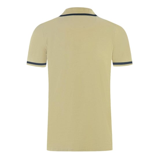 Aquascutum Geborduurd poloshirt met tip voor volwassenen AQ 1851 (Beige) - Image 2
