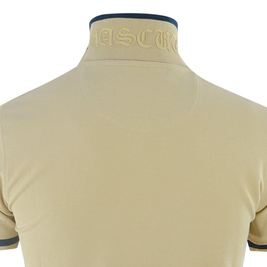 Aquascutum Geborduurd poloshirt met tip voor volwassenen AQ 1851 (Beige) - Image 3
