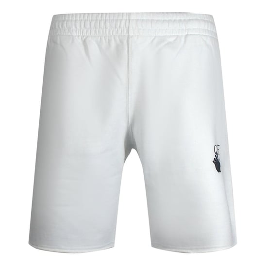 Off-White Unisex Adult Caravaggio Arrow Sweat Shorts (White) - Image 1