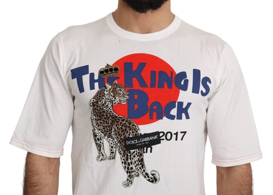 Leopardtryckt T-shirt Kungen är tillbaka - Image 4