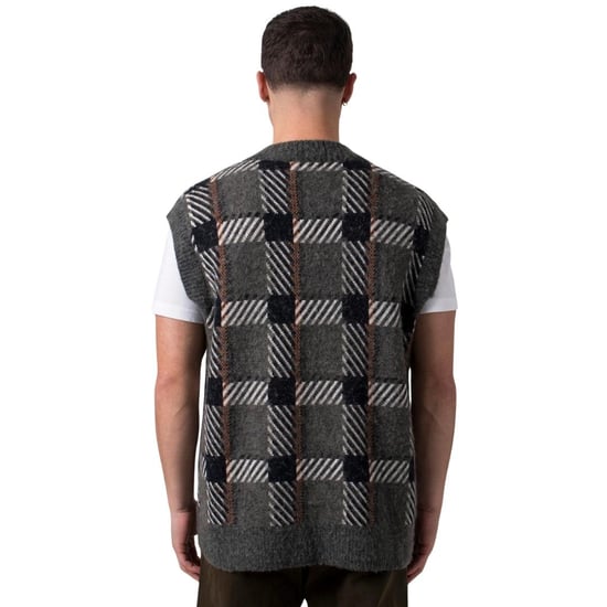 Fred Perry Heren Tartan Sweater Vest (Veld Groen) - Image 2