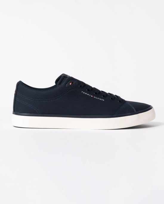 Tommy Hilfiger Hi Vulc Low Canvas Bla - Image 4