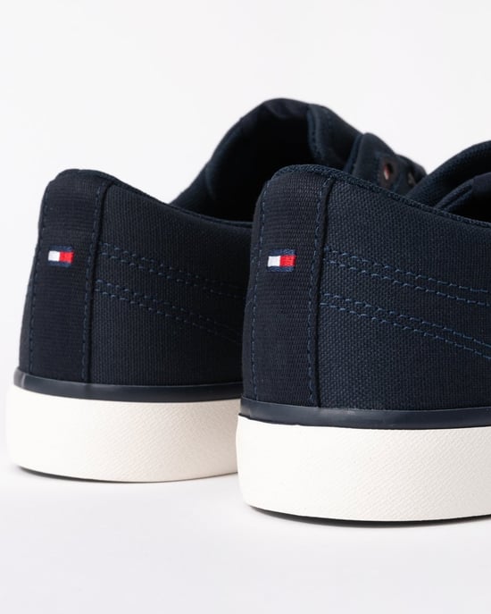 Tommy Hilfiger Hi Vulc Low Canvas Bla - Image 5