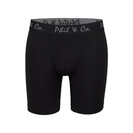 Phil & Co Boxershorts heren met lange pijpen boxer briefs 4-pack wit / grijs - Image 6